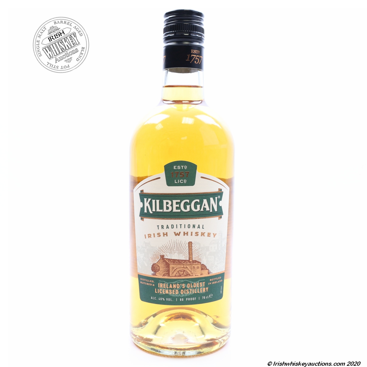 Irish Whiskey Auctions | Kilbeggan **Charity Irish Whiskey Item