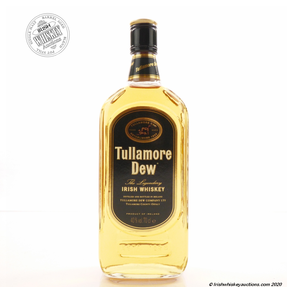 Irish Whiskey Auctions | Tullamore Dew The Legendary Triple Distilled